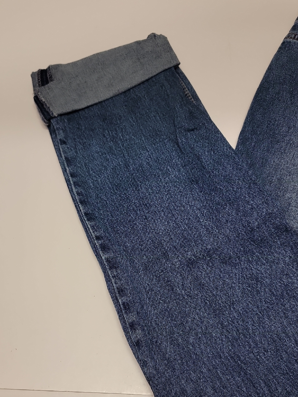CURVE APPEAL NWT CUFFED HEM EASY FIT JEANS SIZE 4 / 27 - Picture 5 of 16